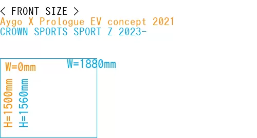 #Aygo X Prologue EV concept 2021 + CROWN SPORTS SPORT Z 2023-